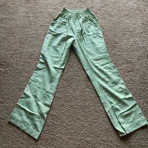 Sage Green Linen Pants